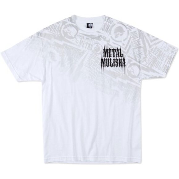 Metal Mulisha - Mens Class T-Shirt, size large US mens, color white. - Picture 1 of 4